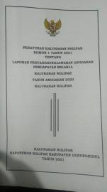 LAPORAN PERTANGGUNGJAWABAN APBDES TAHUN ANGGARAN 2020